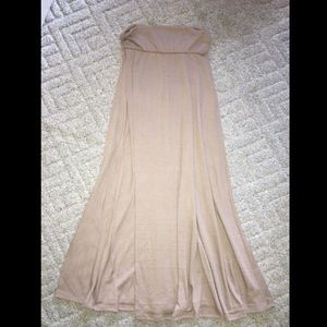 Body Central Beige Maxi Skirt